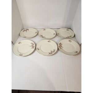 Lot Of 6 Richter, Fenk & Hahn 8" Salad Plates RFH